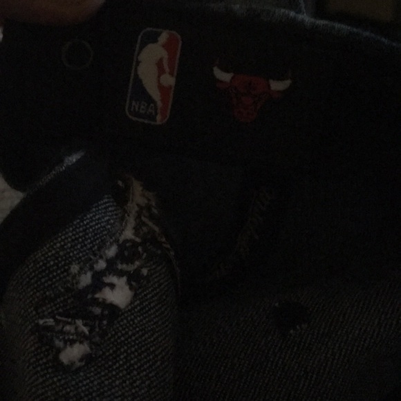 Denim Mitchell & Ness Chicago Bulls adjustable hat - Picture 6 of 6